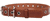Ошейник из натуральной кожи безразмерный (73 см; коричневый)