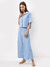 Пижама женская "Лазурь" (серо-голубой)